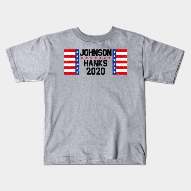 Johnson/Hanks 2020 Kids T-Shirt by equilebro